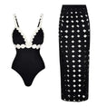 Load image into Gallery viewer, Laser Cut women three piece swimsuit