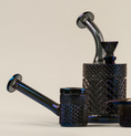 Load image into Gallery viewer, Twenties Collection Water Pipe | Midnight by Jane West - view 4 | Buddy Brandz