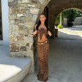 Load image into Gallery viewer, Thalassa Leopard Bow Three piece swimsuit