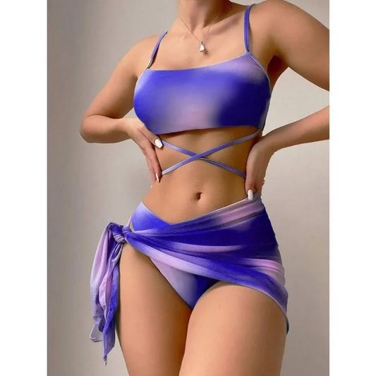 Serena three piece swimsuit - alternate view | Buddy Brandz