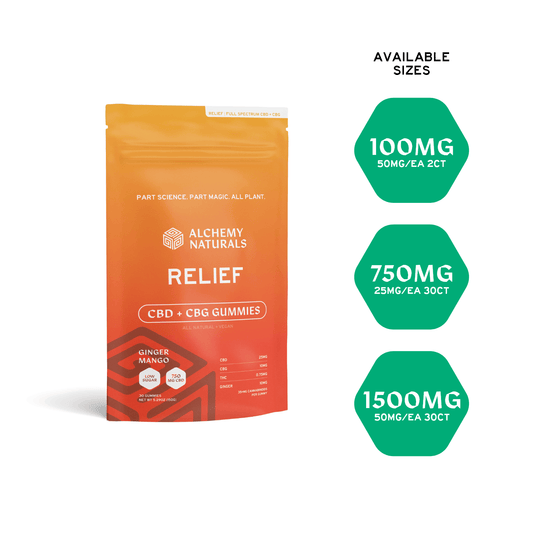 CBD Gummies for Soothing Relief with CBG by Alchemy Naturals | Buddy Brandz | Buddy Brandz