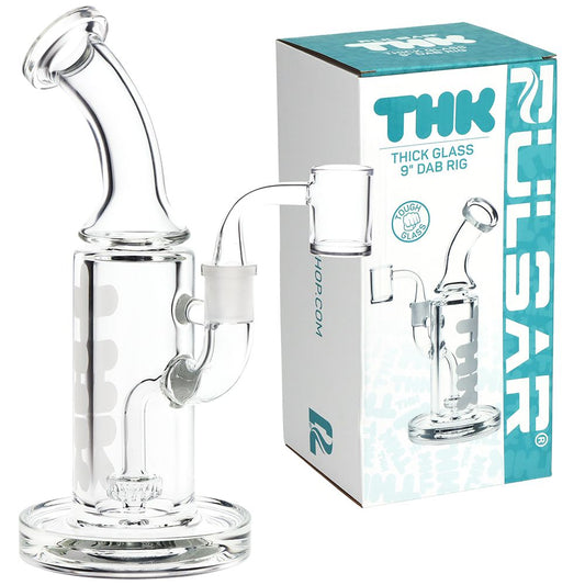 Pulsar "THK" 9mm Glass Dab Rig - 9" / 14mm F | Buddy Brandz