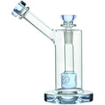 Load image into Gallery viewer, Calibear Seed of Life Percolator Glass Upright Bubbler by Smoke Drop - view 3 | Buddy Brandz