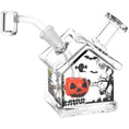 Laad de afbeelding in de Gallery-viewer, Halloween House Glass Dab Rig - 4.5" / 14mm F