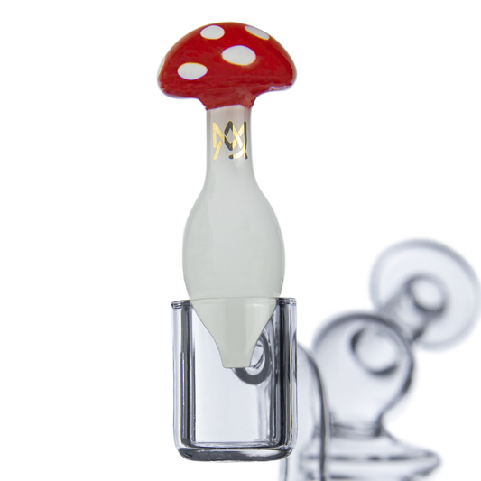 MJ Arsenal Mushroom Bubble Cap by Smoke Drop - view 2 | Buddy Brandz - alternate view | Buddy Brandz
