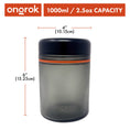 Load image into Gallery viewer, Ongrok 1000ml Child Resistant Storage Jar, 1 pack by Smoke Drop - view 5 | Buddy Brandz