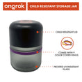 Load image into Gallery viewer, Ongrok 80ml Child Resistant Jar | 6 Pack by Smoke Drop - view 4 | Buddy Brandz