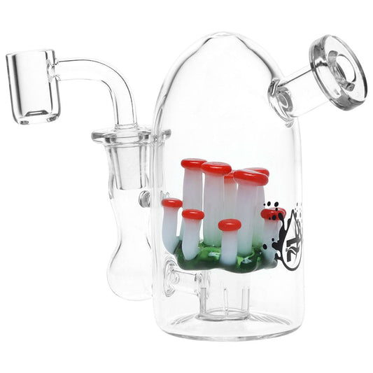 Pulsar Mushroom Mini Glass Dab Rig - 4.75" by Smoke Drop | Buddy Brandz | Buddy Brandz