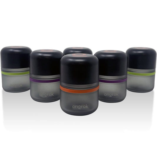 Ongrok 80ml Child Resistant Jar | 6 Pack by Smoke Drop | Buddy Brandz | Buddy Brandz