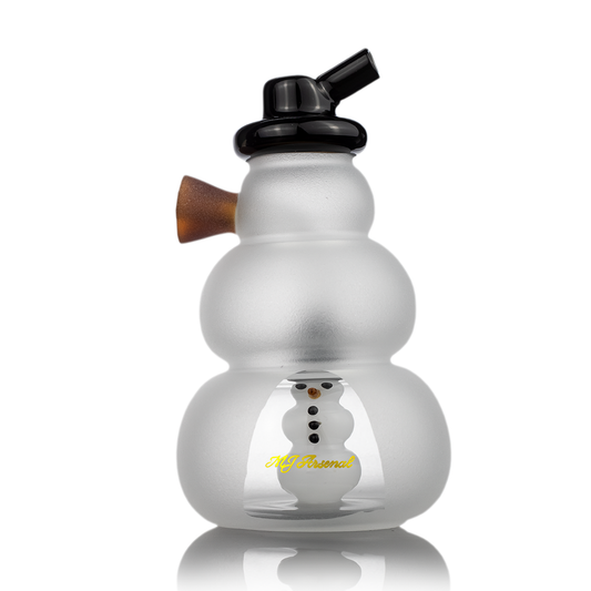 MJ Arsenal Snowperson Blunt Bubbler by Smoke Drop | Buddy Brandz | Buddy Brandz