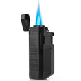 Load image into Gallery viewer, Portable Black Triple Jet Dab Torch lighter