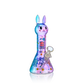 Load image into Gallery viewer, Cute Bunny Beaker Bong with Tree Perc | Croia Glass