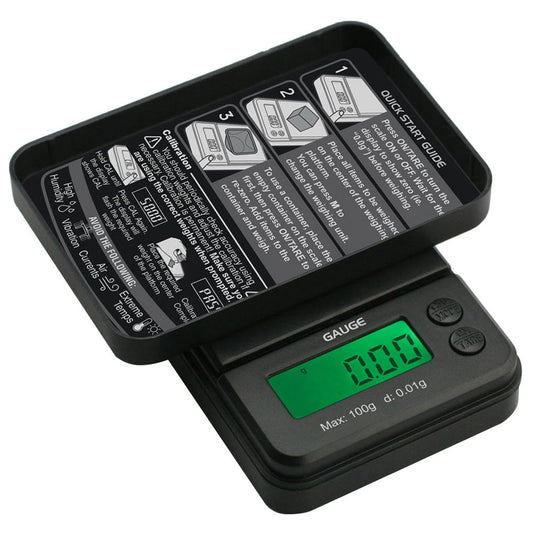 Truweigh Gauge Digital Mini Scale | 100g x 0.01g by Smoke Drop | Buddy Brandz | Buddy Brandz
