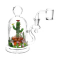 Cargar la imagen en la vista de la galería, Pulsar Cactus Terrarium Glass Dab Rig by Smoke Drop - view 2 | Buddy Brandz