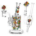 Load image into Gallery viewer, Pulsar Greatest Hits Series Glow Dab Rig Kit / 8" by Smoke Drop - view 10 | Buddy Brandz