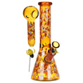 Load image into Gallery viewer, Pulsar Greatest Hits Series Glow Beaker / 10" by Smoke Drop - view 3 | Buddy Brandz