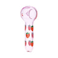Load image into Gallery viewer, Pulsar Fruit Series Strawberry Cough Herb Pipe Glow Duo - 10" / 14mm F by Smoke Drop - view 3 | Buddy Brandz