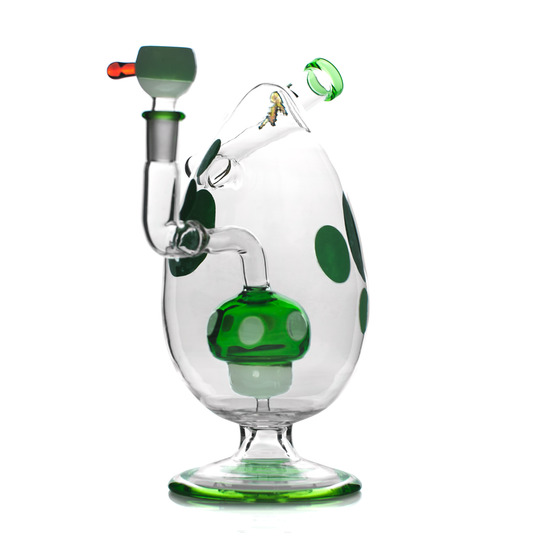 HEMPER - Spotted Egg XL Bong 9" by Smoke Drop | Buddy Brandz | Buddy Brandz