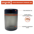 Load image into Gallery viewer, Ongrok 1000ml Child Resistant Storage Jar, 1 pack by Smoke Drop - view 4 | Buddy Brandz