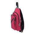 Load image into Gallery viewer, 12IN X 6IN X 2IN SMELLPROOF SLING BAG - WINE RED