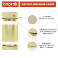 Load image into Gallery viewer, Ongrok Aluminum Metal Storage Jar by Smoke Drop - view 7 | Buddy Brandz