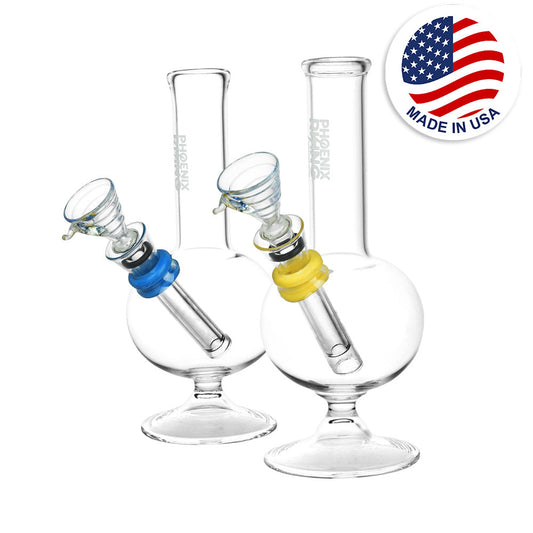 Phoenix Rising Mini Bubble Water Pipe - 6.75"/Colors Vary by Smoke Drop | Buddy Brandz | Buddy Brandz