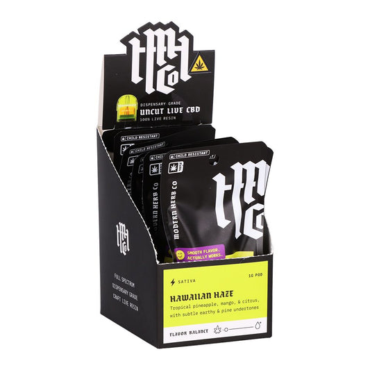 Modern Herb Co Live Uncut CBD Pod Refill | 1g by Smoke Drop - view 2 | Buddy Brandz - alternate view | Buddy Brandz
