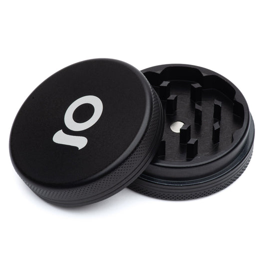 Ongronk 2 Piece Magnetic Grinder (50 mm) by Smoke Drop | Buddy Brandz | Buddy Brandz