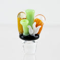 Load image into Gallery viewer, Empire Glassworks Coral Reef Puffco Oculus Glass Carb Cap