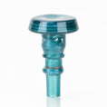 Cargar la imagen en la vista de la galería, Empire Glassworks PuffCo Peak Pro 3D XL Chamber Glass Joystick Cap - Blue Lagoon