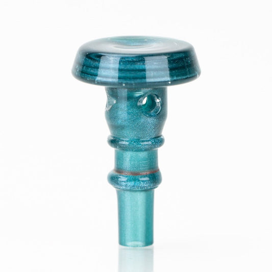Empire Glassworks PuffCo Peak Pro 3D XL Chamber Glass Joystick Cap - Blue Lagoon | Buddy Brandz