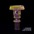 Laad de afbeelding in de Gallery-viewer, Empire Glassworks PuffCo Peak Pro 3D XL Chamber Glass Joystick Cap - Eclipse