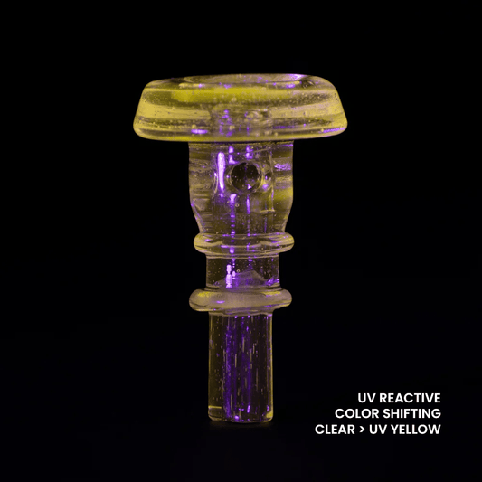 Empire Glassworks PuffCo Peak Pro 3D XL Chamber Glass Joystick Cap - Eclipse | Buddy Brandz