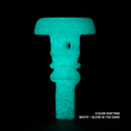 Laad de afbeelding in de Gallery-viewer, Empire Glassworks PuffCo Peak Pro 3D XL Chamber Glass Joystick Cap - Glow in the Dark