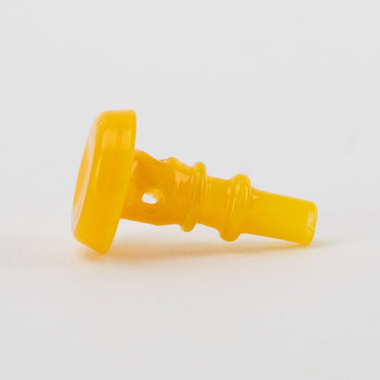 Empire Glassworks PuffCo Peak Pro 3D XL Chamber Glass Joystick Cap - Sunshine Yellow - alternate view | Buddy Brandz