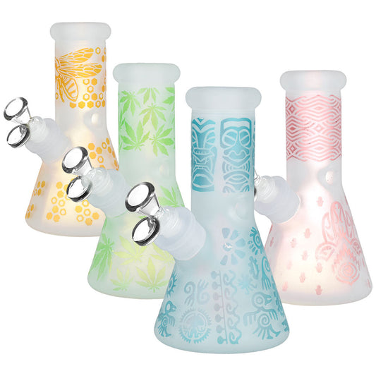 Smoke Box Water Pipe and Smoking Kit - 7.75" / 14mm F / Colors Vary by Smoke Drop - view 2 | Buddy Brandz - alternate view | Buddy Brandz