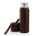 Load image into Gallery viewer, Hydrology9 Leather Carrying Case - Dark Brown by Smoke Drop - view 2 | Buddy Brandz