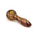 Load image into Gallery viewer, INSIDE OUT LINEWORK SWIRL HAND PIPE SPOON by Smoke Drop - view 3 | Buddy Brandz