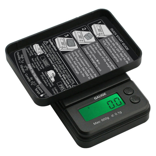 Truweigh Gauge Digital Mini Scale | 600g x 0.1g by Smoke Drop | Buddy Brandz | Buddy Brandz