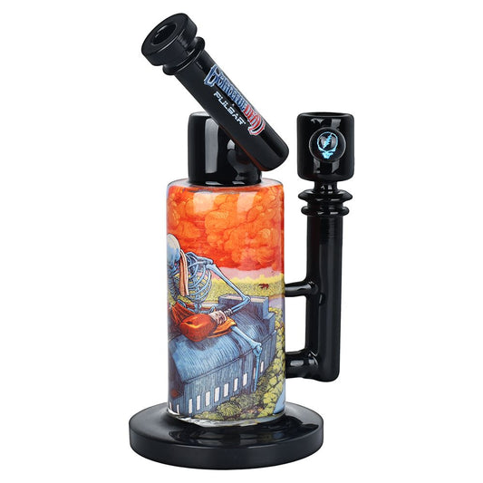 Grateful Dead x Pulsar Inside Print Water Pipe - 8.5" / Boxer by Smoke Drop | Buddy Brandz | Buddy Brandz
