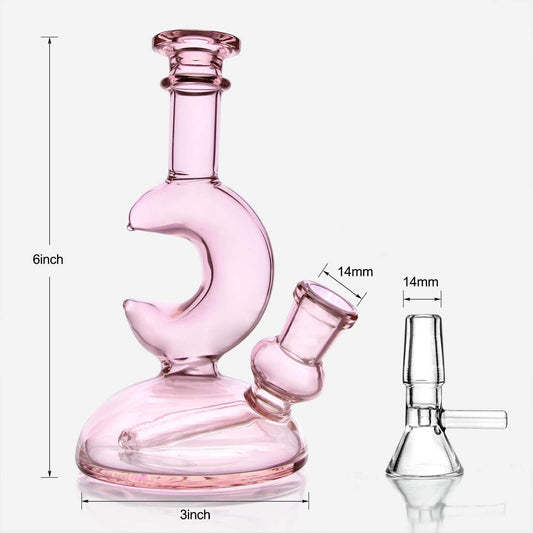 Pink Moon Dab Rig - alternate view | Buddy Brandz