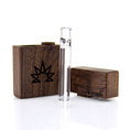 Load image into Gallery viewer, Wood Dugout With Glass One Hitter Pipe