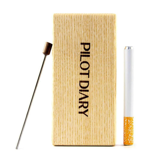 Wooden Dugout With Cleaning Tool | Buddy Brandz