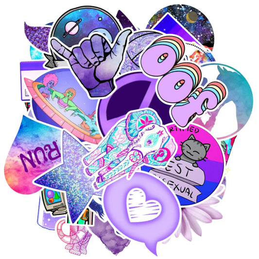Sticker (pack of 50) by Lebo - view 2 | Buddy Brandz - alternate view | Buddy Brandz