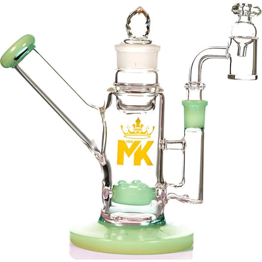 MK Glass Stash Rig w/ Built in Jar Set by MK Glass - view 2 | Buddy Brandz - alternate view | Buddy Brandz