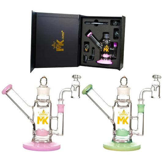 MK Glass Stash Rig w/ Built in Jar Set by MK Glass | Buddy Brandz | Buddy Brandz