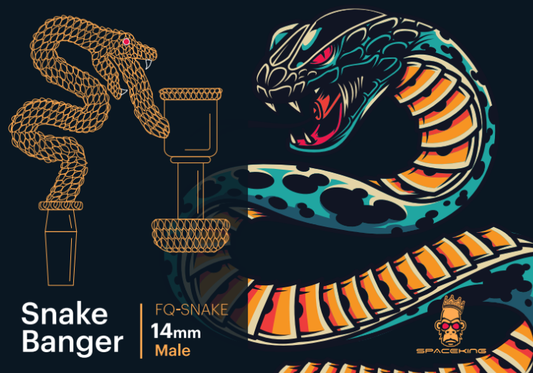 Space King Snake Banger - Limited Edition by Space King - view 2 | Buddy Brandz - alternate view | Buddy Brandz