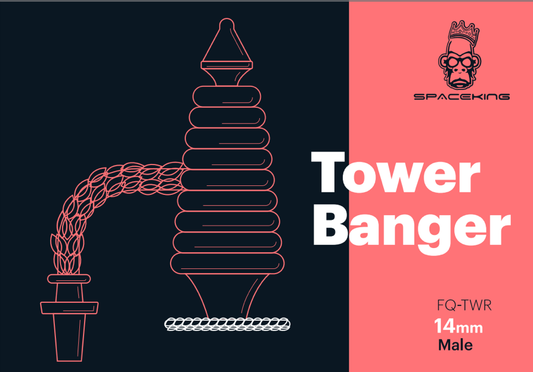 Space King Tower Banger - Limited Edition by Space King - view 2 | Buddy Brandz - alternate view | Buddy Brandz