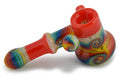 Load image into Gallery viewer, Dichro Wig Wag Glass U.S. Color Hammer Bubbler by FC - view 2 | Buddy Brandz