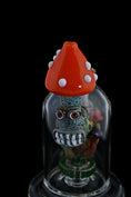 Load image into Gallery viewer, Detailed Handmade Mushroom Glass Water Pipe by FC - view 11 | Buddy Brandz